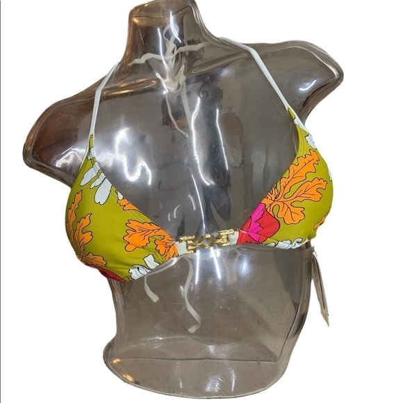 Trina Turk floral bikini set with belted bikini bottoms size x small NWT - Picture 12 of 16